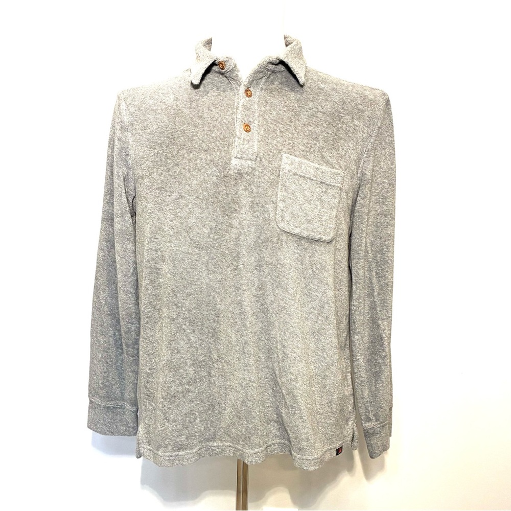 Faherty Gray Casual Button Down Shirt - image 2